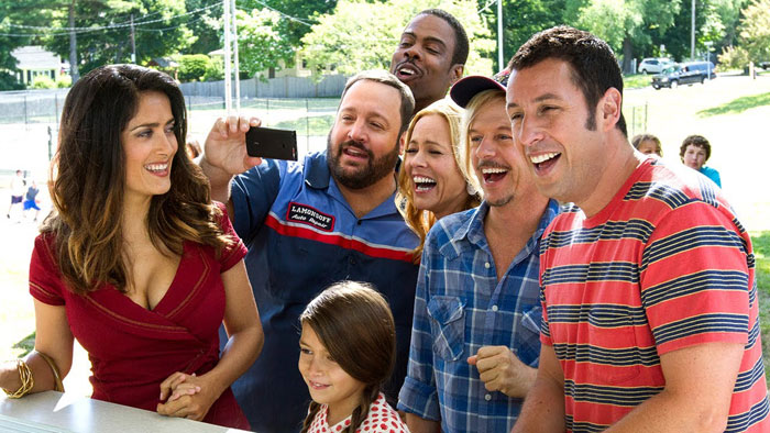 grown ups 2 group shot fair picture still screen shot terrible humor ridicule satire parody