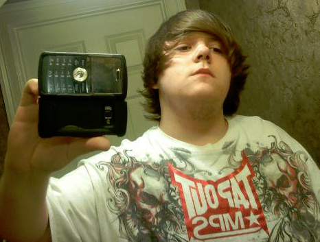tapout selfy lame kid nerd tough guy