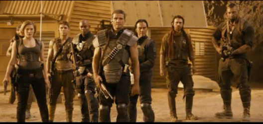 Hi. We'll be your assorted mercenaries for the day. We will begin dying every five minutes in 10 minutes.