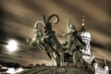 Why do they never use the flying goat chariot in Marvel comics? Disappointing.