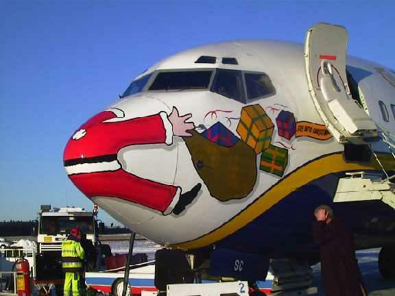 santa claus funny airplane christmas sucks I hate christmas