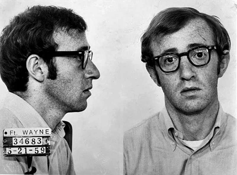 woody allen mugshot guilty