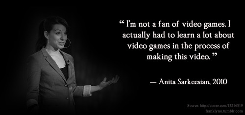 anita sarkeesian lame phony ffake