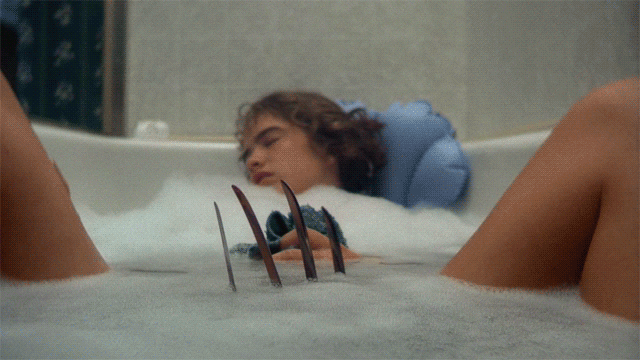 women nightmare-on-elm-street-bathtub-portabletv