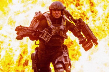 First rule of combat: ALWAYS turn your back on explosions.