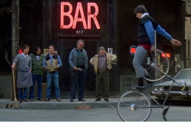 OK, now I'm going to shove this tire up the crack of my ass and spin it!