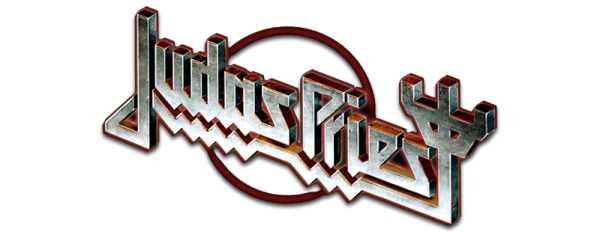 judas priest white logo