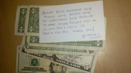 bad tip waiter not stiff